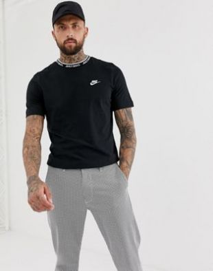 Nike Just Do It T shirt à logo en Noir