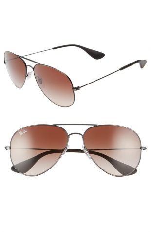 Ray-Ban Pilot 58mm Gradient Sunglasses
