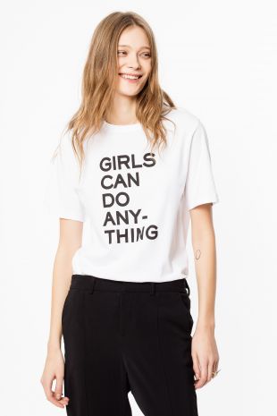 Zadig et Voltaire T-shirt Girls Can Do Any- Thing