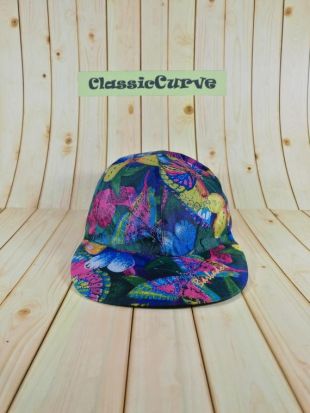 Vintage casquette colorée casquette Fullprint Cap avec Floral imprimé équipé Comme des Garcons