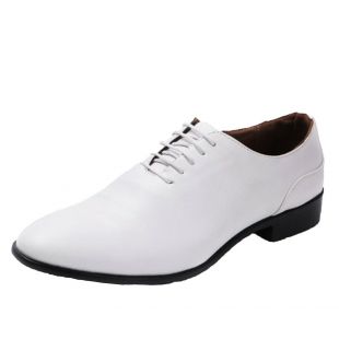 Faux Leather Classic Office Unbranded Korean Casual Mens Shoes