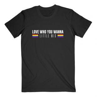 Little Mix   Love Who You Wanna Black T Shirt