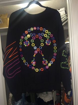 Moschino Embroidered Mirror Sweater