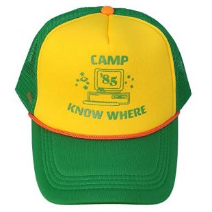 Gankchen Stranger Things Dustin Hat Mike Wheeler Cosplay Hat Retro Mesh Snapback Cap 85 Know Where Adjustable Caps Basball Hat Hats Green