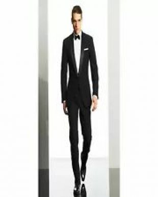 Men Black Suits Designer Grooms Stylish Wedding Party Wear Suits (Coat+Pant) CA  | eBay