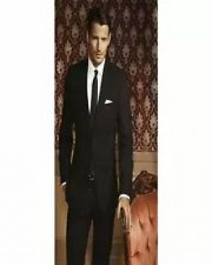 Men Black Suits Designer Grooms Stylish Wedding Party Wear Suits (Coat+Pant) CA  | eBay