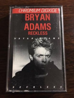 Bryan Adams Reckless Cassette audio