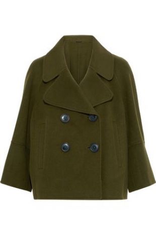 Elie Tahari - Double-Breasted Wool-Felt Coat