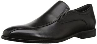 Amazon Brand - 206 Collective Men's Maxelton Slip On Dress Loafer, Black Leather, 10.5 D US