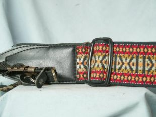 Caméra courroie de cou large motifs Hippie rétro