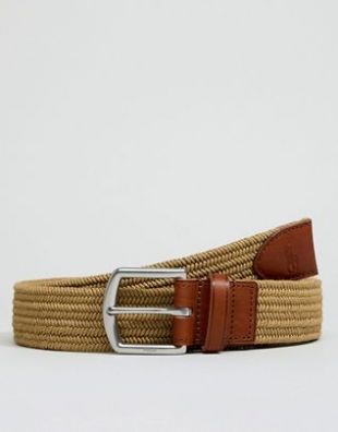 Webbing & Leather Belt