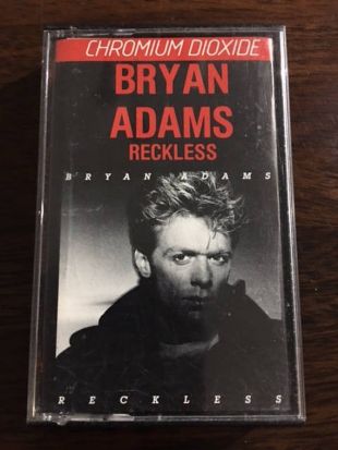 Bryan Adams Reckless Cassette audio