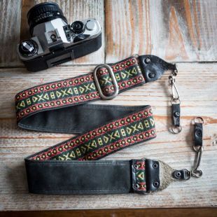 Tissé courroie vintage des années 1970 de l’appareil (alias « bracelet Hippie »)