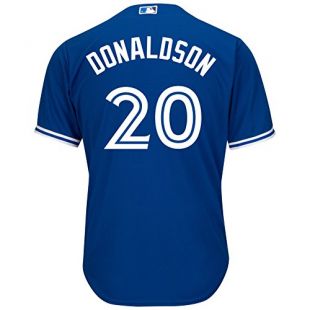Majestic Josh Donaldson #20 Maillot de Football Toronto Blue Jays Cool Base MLB Bleu, XXL
