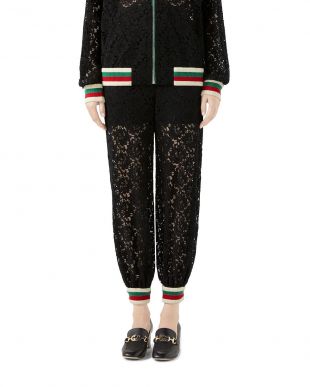 Flower Lace Jogger Pants