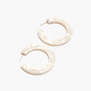 Acetate Hoop Earrings