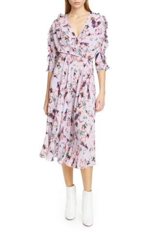 Iro Petunia Dress worn by Kelly Ripa as seen in LIVE with Kelly and Ryan JULY 10 2019 Spotern