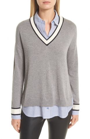 Belva Layered Look Sweater