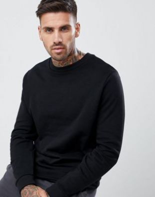 Asos Sweat shirt en Noir