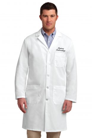 Embroidered Medical Lab Coat