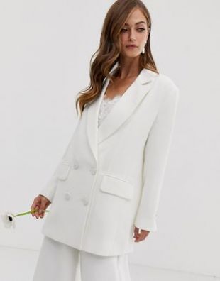 Asos - Asos double breasted wedding jacket