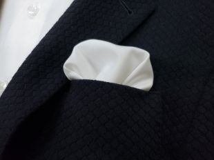 White Pocket Square