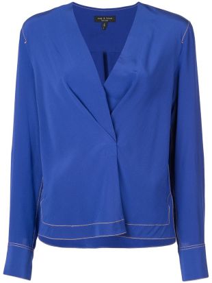 Rag & Bone V neck Blouse