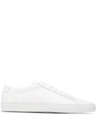 Common Projects White Achilles Leather low top Sneakers