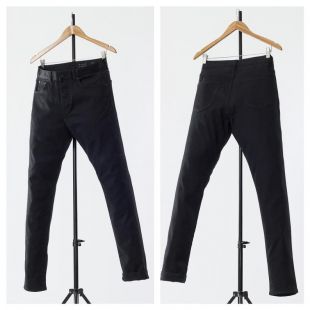 HODKOTOM - Pantalon en denim Mens COS Jeans Slim Fit Mid Rise Black ...
