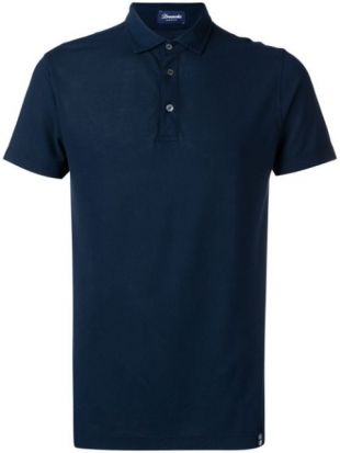 Drumohr Navy Polo Shirt