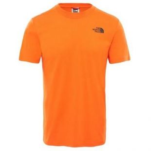 The North Face T-shirt Red Box Orange Homme