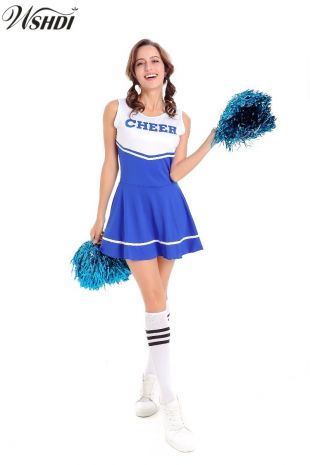 Blue and White Cheerleader Costume of Carol Stills (Nancy Carell) in The  Office (S03E06) | Spotern