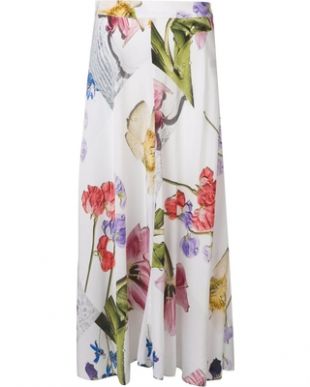 Floral Midi Skirt