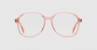 Round frame acetate glasses