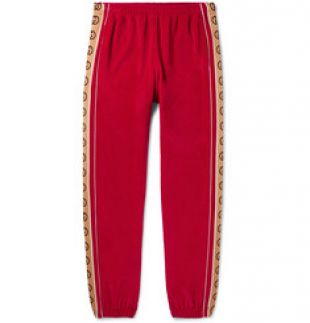 Piped Velvet Sweatpants
