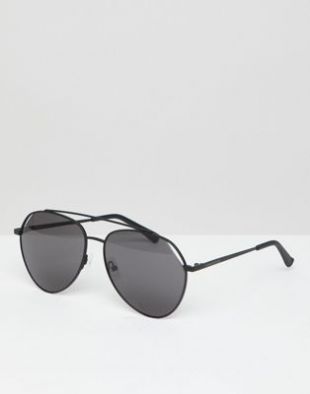 Hawkers Sunglasses - Hawkers Bluejay aviator sunglasses in black | ASOS