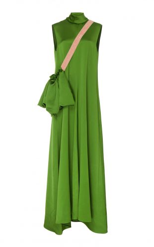 Maison Rabih Kayrouz Satin dress
