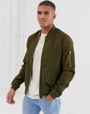 Asos ma1 Bomber en Kaki