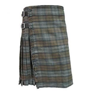 Mens Kilt Tartanista Black Watch Weathered Size 34