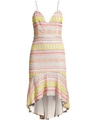 Amina Beaded Sweetheart Dress