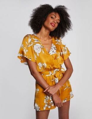 Morgan Combishort fluide à imprimé floral