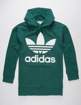 Adidas Originals Oversize Trefoil French terry pullover hoodie