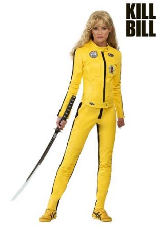 KILL BILL WOMEN'S BEATRIX KIDDO MOTORCYCLE SUIT COSTUME