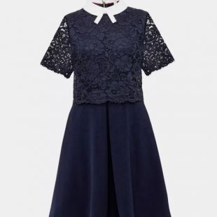 chinese dress ladies Miss Circle Women's Veronica Black Lace Maxi Dress - Black main image 1