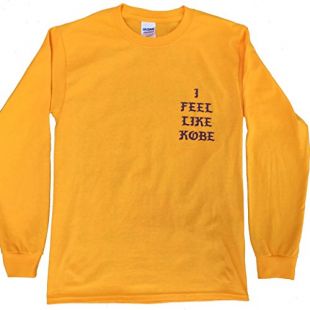 CHASTFF Kanye West I Feel Like Kobe Hip Hop Long Sleeve Shirt