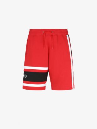 Givenchy Bermuda à bandes brodées