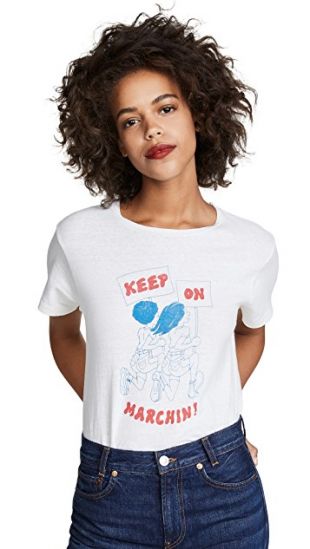 Classic Tee Keep On Marching worn by Veronica Mars (Kristen Bell