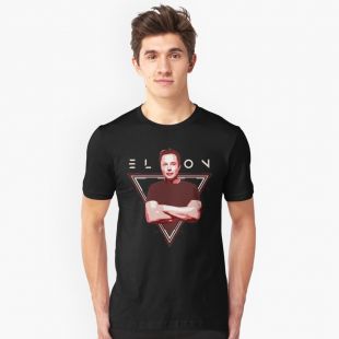 Redbubble Elon Musk Space x chemise de nerdy T-shirt ajusté