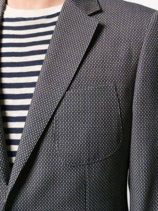 Z Zegna micro pattern Blazer
