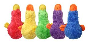 Multipet Duckworth Plush Dog Toy, Assorted Colors, Large (Pack of 1)